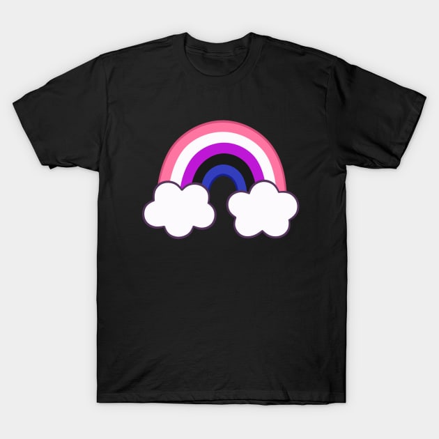 Genderfluid rainbow T-Shirt by MarichkaUA